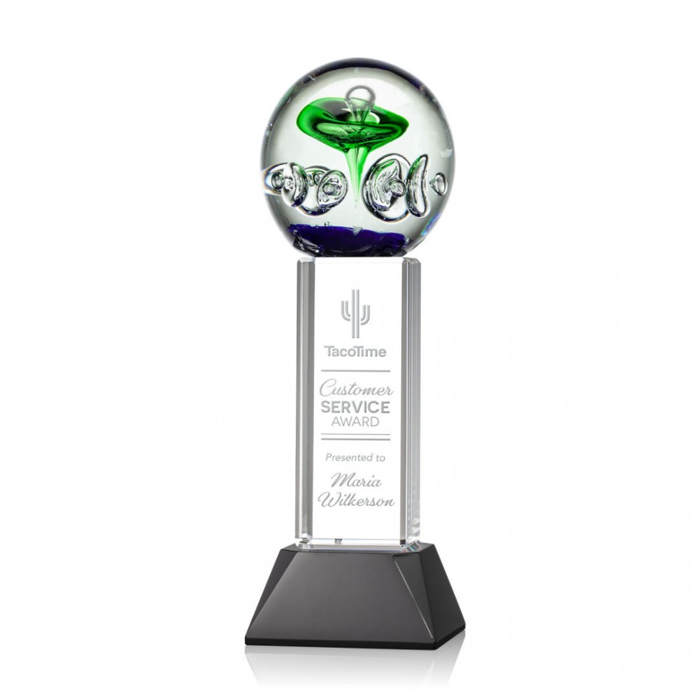 Aquarius Award on Stowe Black - 12" High with Logo