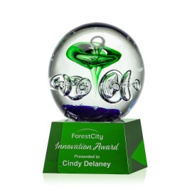 Personalized Aquarius Award on Robson Green - 4" Diam  Personalized Aquarius Award on Robson Green - 4" Diam