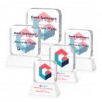 Custom Flamborough VividPrint Award on Base - White