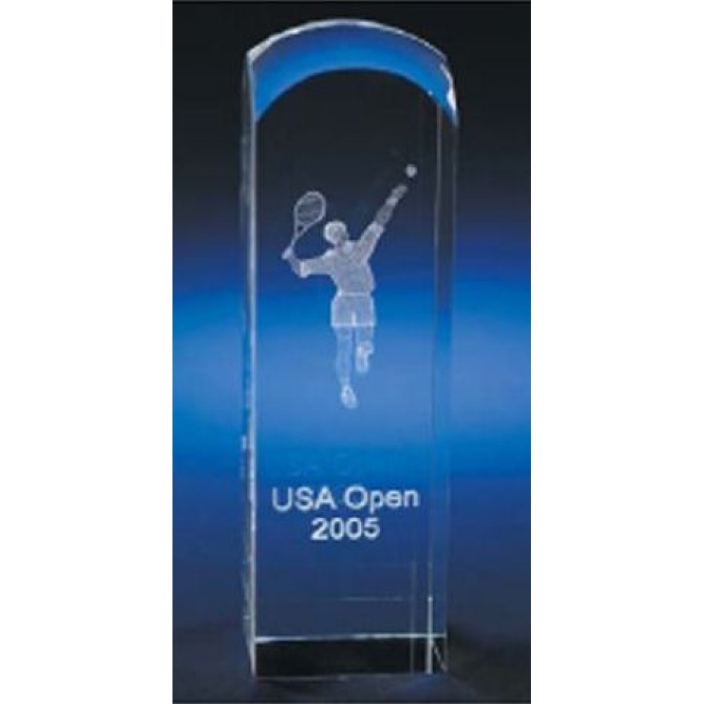 Domed Block Award (Medium) Custom Etched Domed Block Award (Medium) Custom Etched