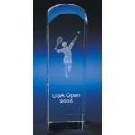 Domed Block Award (Medium) Custom Etched