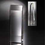 Laser-etched 12" Flow Crystal Award