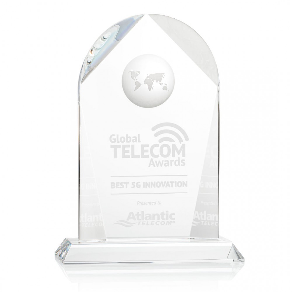 Roslin Globe Award - Optical 9" with Logo Roslin Globe Award - Optical 9" with Logo