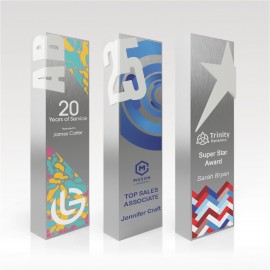 Rectangular Aluminum 7" with Logo  Rectangular Aluminum 7" with Logo