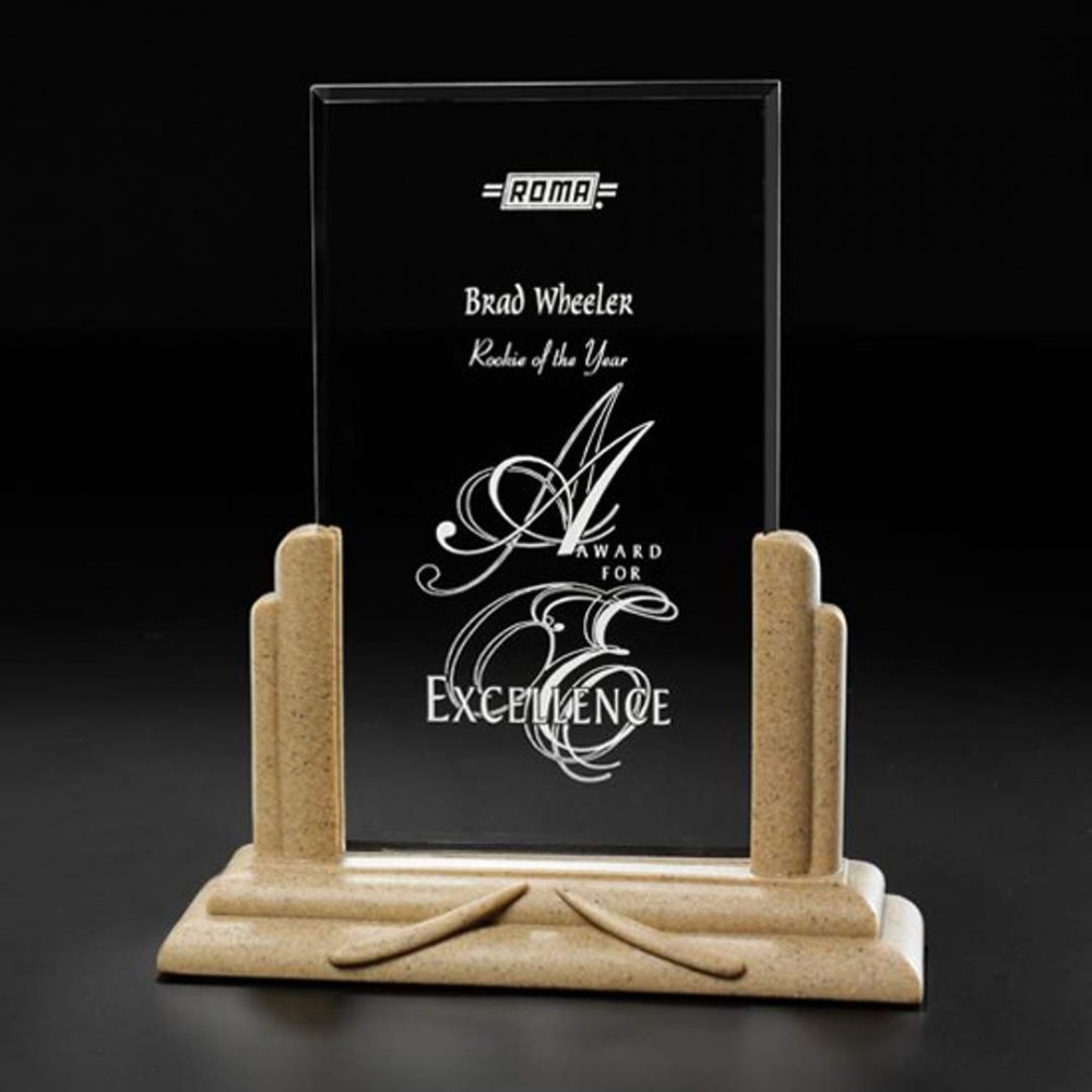 Personalized Billboard Award - Acrylic/Sandstone 10"