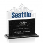Personalized Skyline Award Seattle - Starfire/Granite 7"