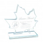 Arcadia Award - 3/8" Starfire 9"x7" Logo Imprinted