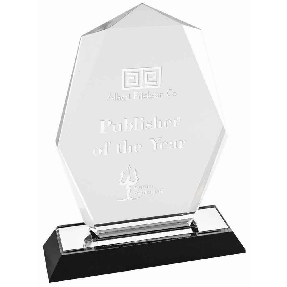 7" Silver Octagon Point Impress Acrylic Laser-etched 7" Silver Octagon Point Impress Acrylic Laser-etched