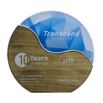 Logo Branded Circle Wave Puzzle