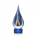 Logo Branded Calabria Award on Blue Base - 9"