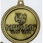 Rope Border Medal 2 1/4" Custom Etched