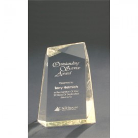 Promotional 9" Facet Wedge Acrylic Award