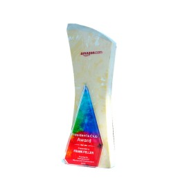 Logo Branded Color Printing Marble Award Creative Crystal Trophy  Logo Branded Color Printing Marble Award Creative Crystal Trophy