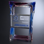 Delta Swirl Award 7-1/4" with Logo