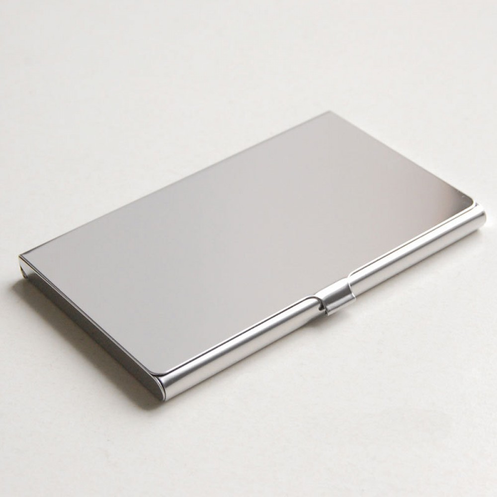 Stainless Steel Business Card Holder/Case with Logo