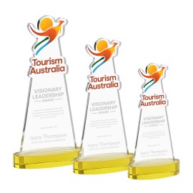 EdgeCraft Tapered Award on Alberton - Gold (via Air) with Logo