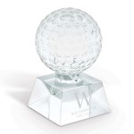 Promotional Golf Award 5" Crystal