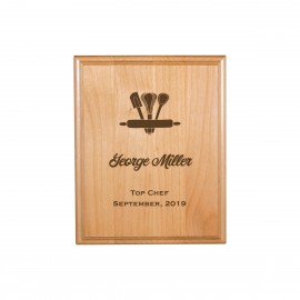 Promotional 6" x 8" All American Red Alder Plaque
