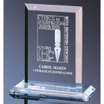 Personalized Clear Crystal Image Award (6"x8")