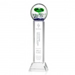 Aquarius Award on Stowe Clear - 16" High with Logo