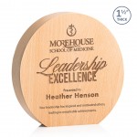 Personalized Westgrove Award - Beechwood 8" Diam