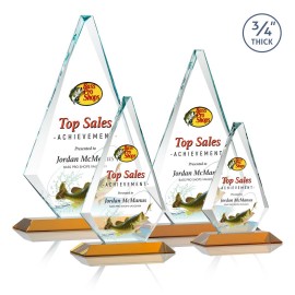 Windsor VividPrint Award - Amber with Logo