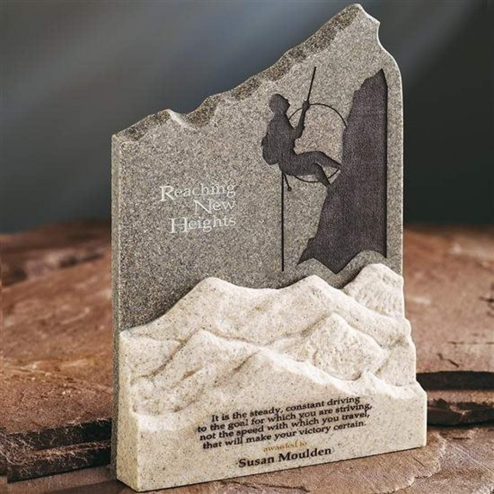 Personalized Rainier Award - Stonecast 9"