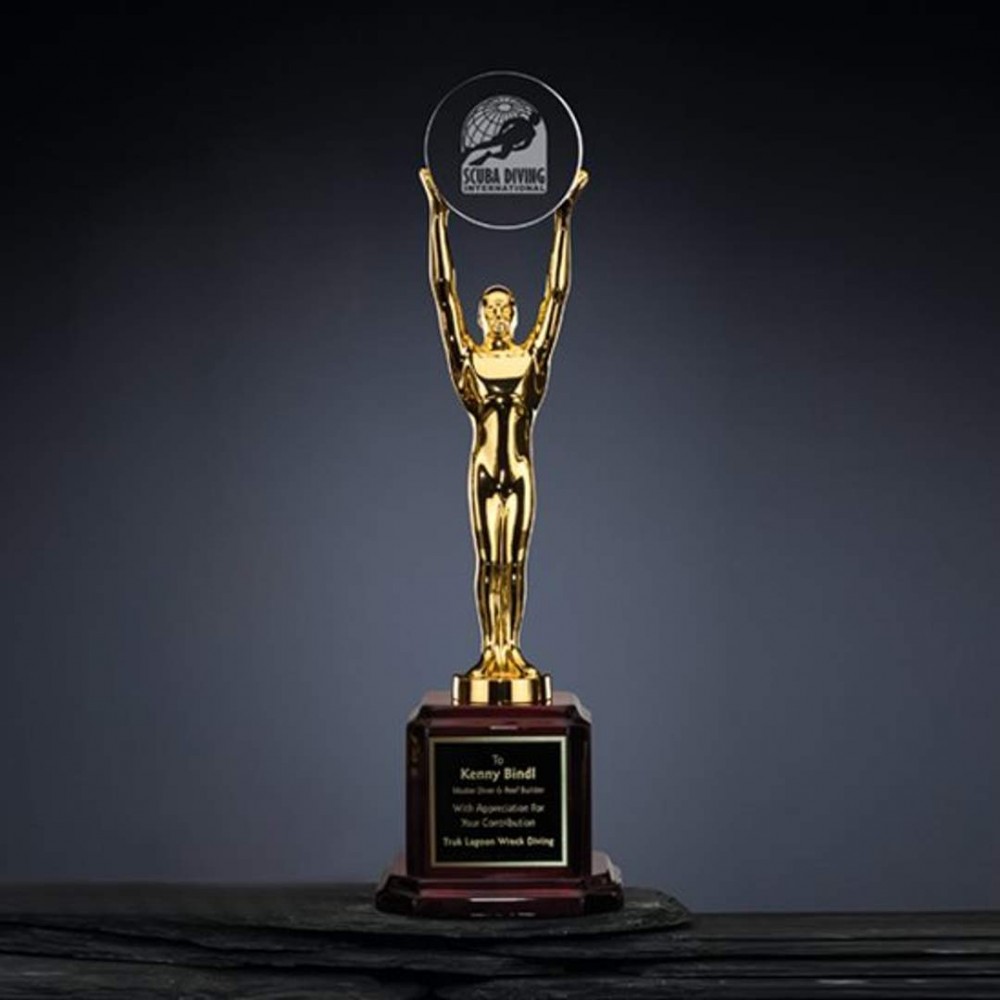 Promotional Transforming Achievement - 24K Gold/Rosewood Base Promotional Transforming Achievement - 24K Gold/Rosewood Base