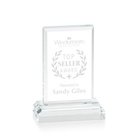 Harmony Desktop Award - Optical 2" High with Logo