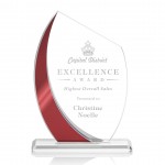 Wadebridge Award - Starfire/Red 8" with Logo