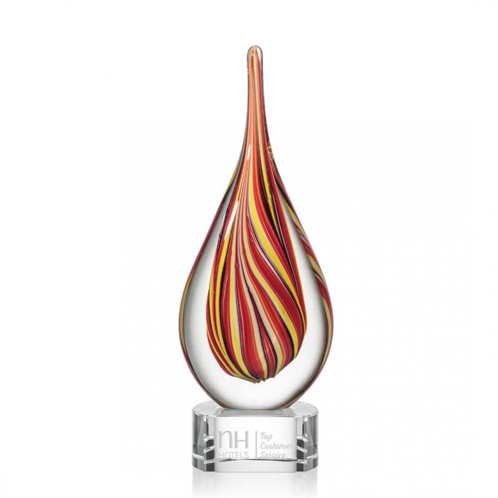 Barletta Award on Clear Base - 11" with Logo
