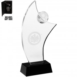 Soccer Crystal Glass Custom Awards with Logo  Soccer Crystal Glass Custom Awards with Logo