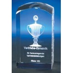 Domed Block Award (Extra Small) Logo Imprinted