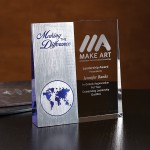 Making the Difference Award Laser-etched