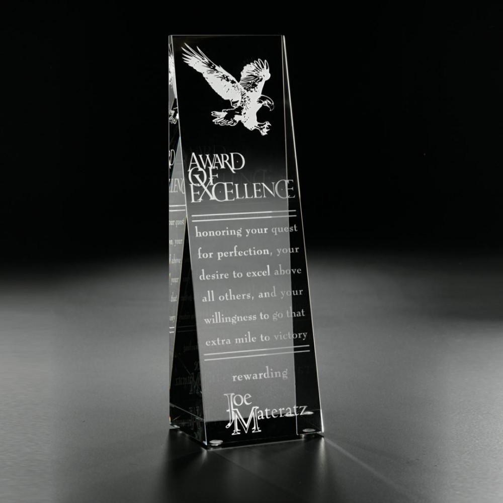 Aviator Award - Optical 8" with Logo Aviator Award - Optical 8" with Logo