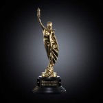 Supremacy Award on Ebony - 24k Gold 12" with Logo