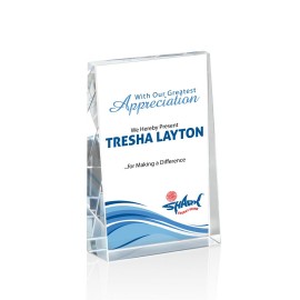 Promotional VividPrint Award - Tweed (V) 2"x3"  Promotional VividPrint Award - Tweed (V) 2"x3"