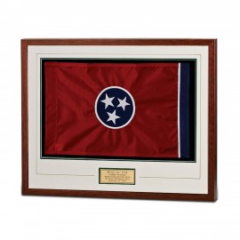 Framed Golf Flag - Hole in One with Logo