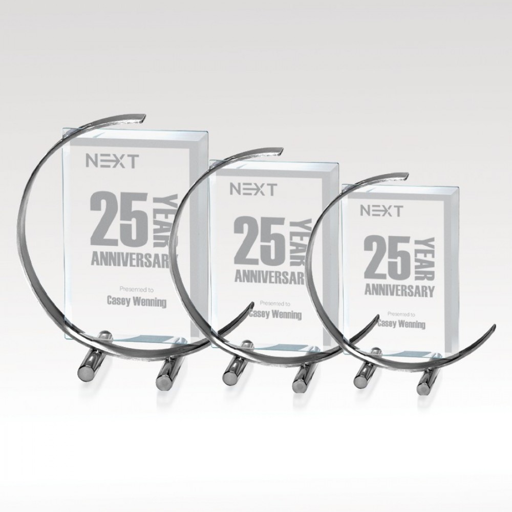 Custom C-Note Beveled Glass Award Custom C-Note Beveled Glass Award
