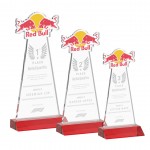 Customized EdgeCraft Tapered Award on Mitered - Red (via Ocean)