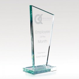 Promotional 7" Jade Glass Award - Hydrus