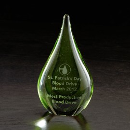 Personalized Fusion Art Glass Award