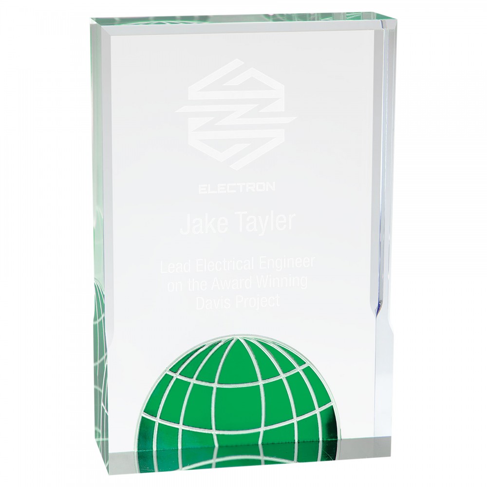 Promotional 5" x 7" - Globe Acrylic Awards