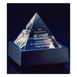 3" Pyramid Award (Without Base) with Logo  3" Pyramid Award (Without Base) with Logo