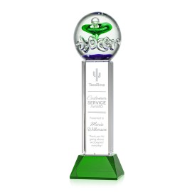 Personalized Aquarius Award on Stowe Green - 14" High