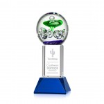 Aquarius Award on Stowe Blue - 10" High with Logo