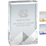 Custom 3.5" x 5" Gilded Apex Mirage Acrylic Award