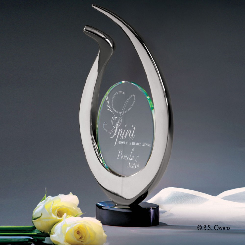 Spirit Award - Starfire/Silver 11" with Logo