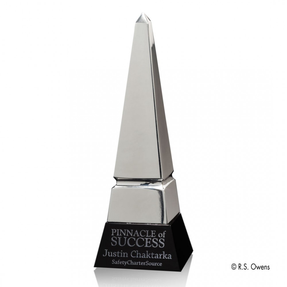 Apex Award - Silver/Black 11" with Logo Apex Award - Silver/Black 11" with Logo