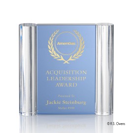 Opus Award - Optical/Blue 7" with Logo  Opus Award - Optical/Blue 7" with Logo